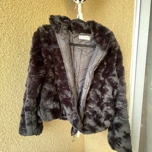 Black fur boutique jacket